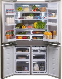 Многокамерный холодильник Шарп SJ-EX98FSL фото 2 в Новосибирске Многокамерный холодильник Sharp SJ-EX98FSL фото 2 в Новосибирске