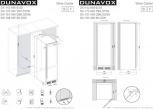 Винный шкаф Dunavox DX-181.490DCK фото 4 в Новосибирске
