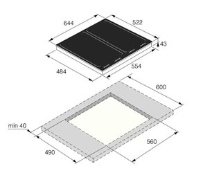 Варочная панель Аско HI1655M фото 3 в Новосибирске Варочная панель Asko HI1655M фото 3 в Новосибирске