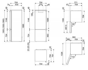 Холодильник Смег FA8005LPO5 фото 3 в Новосибирске Холодильник Smeg FA8005LPO5 фото 3 в Новосибирске
