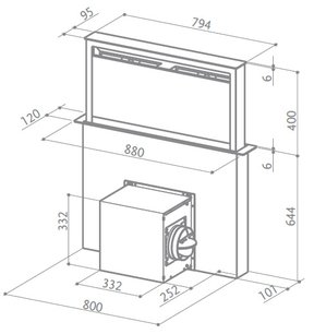 Вытяжка Faber FABULA фото 4 в Новосибирске