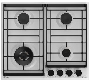 Газовая варочная панель Кертинг HG 6302 CTW фото в Новосибирске Газовая варочная панель Korting HG 6302 CTW фото в Новосибирске