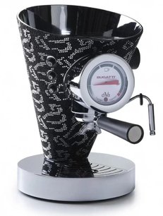 Кофеварка Bugatti DIVA 14000 Silver Black Swarovski фото в Новосибирске