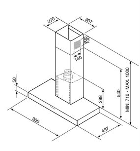 Вытяжка Smeg KS905NXE2 фото 2 в Новосибирске