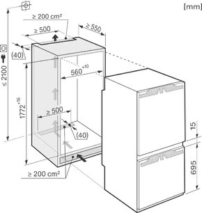Холодильник Миле KFN37452iDE фото 3 в Новосибирске Холодильник Miele KFN37452iDE фото 3 в Новосибирске