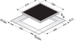 Варочная панель Zigmund Shtain CIS 020.60 BX фото 2 в Новосибирске