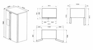 Холодильник Смег SBS8004PO фото 3 в Новосибирске Холодильник Smeg SBS8004PO фото 3 в Новосибирске