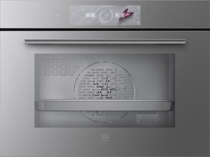 Встраиваемый паровой шкаф V-Zug CombiSteamer V4000 45 CS4T-23031 (платиновое стекло) фото в Новосибирске