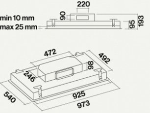 Вытяжка Фалмек Nube 90 inox фото 3 в Новосибирске Вытяжка Falmec Nube 90 inox фото 3 в Новосибирске
