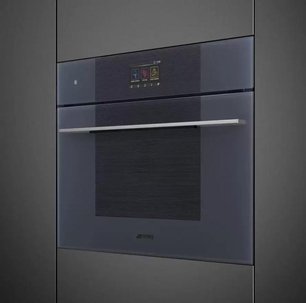 Компактный духовой шкаф с пароваркой шкаф Smeg SO4104APG фото 3 в Новосибирске