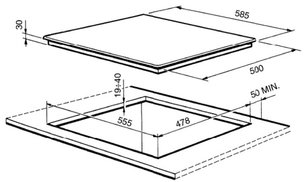 Варочная панель Смег SI955DO фото 3 в Новосибирске Варочная панель Smeg SI955DO фото 3 в Новосибирске