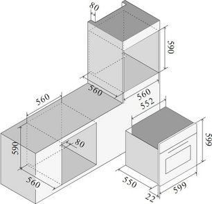 Духовой шкаф Ilve OV601GTPY/BK фото 3 в Новосибирске