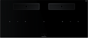 Индукционная варочная поверхность с вытяжкой Kuppersbusch KMI 12850.0 SR-E Black Chrome фото в Новосибирске