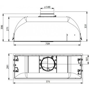 Встраиваемая вытяжка Falmec BUILT-IN 70 фото 2 в Новосибирске