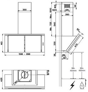 Вытяжка Faber Scacco XV WH A60 фото 2 в Новосибирске