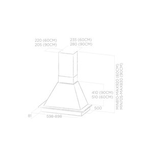 Вытяжка ELICA DAISY WH/A/90 FRASSINO фото 4 в Новосибирске
