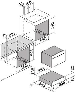 Встраиваемый подогреватель посуды Barazza 1CEEVS фото 2 в Новосибирске