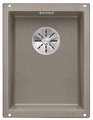 Мойка Blanco SUBLINE 320-U SILGRANIT отводная арматура InFino® серый беж