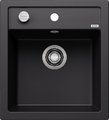Мойка BLANCO DALAGO 45 Silgranit черный, клапан-автомат