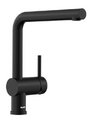 Смеситель Blanco LINUS 525806 Silgranit матовый черный