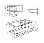 Мойка Смег LM102S фото 2 в Новосибирске Мойка Smeg LM102S фото 2 в Новосибирске
