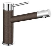 Смеситель Бланко Alta compact chrome/Silgranit антрацит фото 2 в Новосибирске Смеситель Blanco Alta compact chrome/Silgranit антрацит фото 2 в Новосибирске