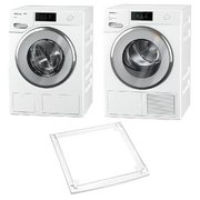 Miele White Edition (стиральная машина WWV980WPS + сушильная машина TWV780WP + монтажный элемент WTV502)