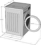 Стирально-сушильная машина Korting KWD 48IT1496 фото 3 в Новосибирске