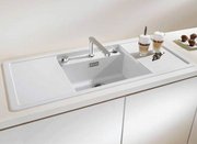 Мойка Бланко Alaros 6S аксессуары из белого стекла жемчужный фото 2 в Новосибирске Мойка Blanco Alaros 6S аксессуары из белого стекла жемчужный фото 2 в Новосибирске