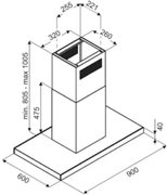 Вытяжка De Dietrich DHI2963B фото 4 в Новосибирске