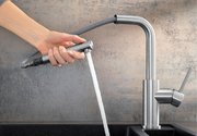 Смеситель Бланко LANORA-S полированная нержавеющая сталь фото 3 в Новосибирске Смеситель Blanco LANORA-S полированная нержавеющая сталь фото 3 в Новосибирске