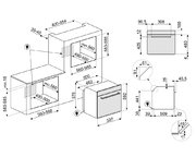 Духовой шкаф Smeg SF6400PZB фото 3 в Новосибирске
