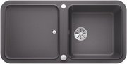 Мойка Blanco YOVA XL 6S SILGRANIT клапан-автомат InFino® темная скала фото в Новосибирске