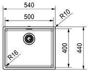 Мойка Franke FEX 210-50 сталь фото 4 в Новосибирске