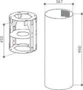 Дополнительный короб Фабер 112.0286.014 фото 2 в Новосибирске Дополнительный короб Faber 112.0286.014 фото 2 в Новосибирске