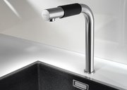 Смеситель Blanco Saga нержавеющая сталь фото 3 в Новосибирске