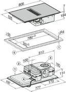 Варочная панель с вытяжкой Miele KMDA 7272 FR-U фото 4 в Новосибирске