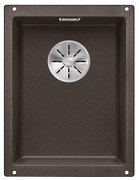 Мойка Бланко SUBLINE 320-U SILGRANIT отводная арматура InFino® кофе фото в Новосибирске Мойка Blanco SUBLINE 320-U SILGRANIT отводная арматура InFino® кофе фото в Новосибирске