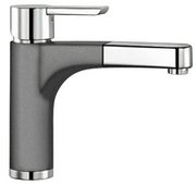 Смеситель Бланко Pylos-S chrome/Silgranit алюметаллик фото в Новосибирске Смеситель Blanco Pylos-S chrome/Silgranit алюметаллик фото в Новосибирске