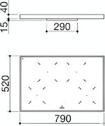 Индукционная варочная панель Barazza 1PKC80N фото 4 в Новосибирске