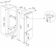 Встраиваемый холодильник Kuppersbusch FKGF 9855.0i фото 2 в Новосибирске