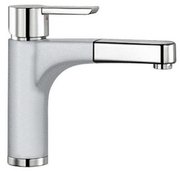Смеситель Бланко Pylos-S chrome/Silgranit белый фото в Новосибирске Смеситель Blanco Pylos-S chrome/Silgranit белый фото в Новосибирске