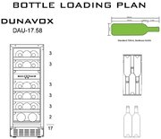 Винный шкаф Dunavox DAU-17.58DB фото 4 в Новосибирске