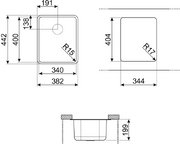 Мойка Смег VFU34SFR фото 2 в Новосибирске Мойка Smeg VFU34SFR фото 2 в Новосибирске