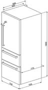 Холодильник SMEG FT41BXE фото 3 в Новосибирске