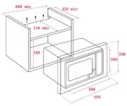 Встраиваемая микроволновая печь Teka ML 8200 BIS NIGHT RIVER BLACK фото 2 в Новосибирске