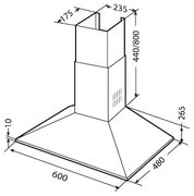 Вытяжка Teka DBB 60 STAINLESS STEEL фото 2 в Новосибирске