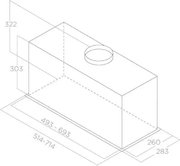 Встраиваемая вытяжка Elica LANE SENSOR IX/A/52 фото 3 в Новосибирске