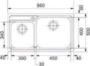 Мойка Franke GAX 620 нержавеющая сталь фото 3 в Новосибирске