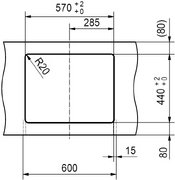 Мойка Franke BCX 110-55 TL сталь фото 4 в Новосибирске